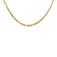 Load image into Gallery viewer, 24K gold filled Figaro chain necklace, 4mm width, 18 inches, featuring alternating link patterns for timeless elegance.