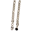 Load image into Gallery viewer, Figaro Link Chain in 14K White Gold – 5mm, Unisex, Durable Strong Clasp