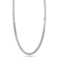 Load image into Gallery viewer, Miami Cuban Link Chain 14K White Gold Filled – 7mm, 22", Box Lock with Safety Latches