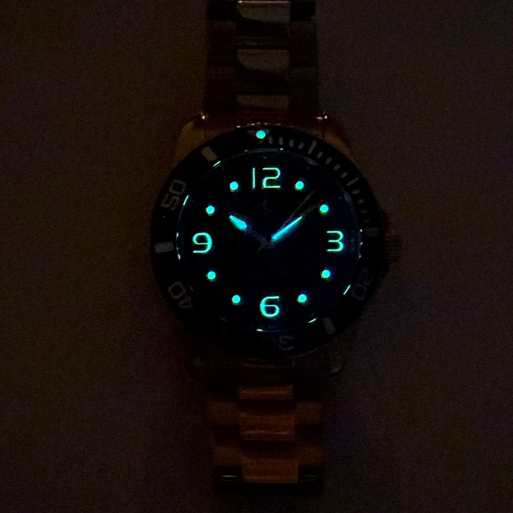 40MM Limited Edition Saint Michael's Sword - Dive Watch Style - Yellow Gold or Black Carbon