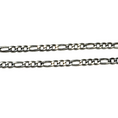 Load image into Gallery viewer, 14K White Gold Filled Figaro Chain Necklace for Men & Women – 5mm, 18" 20" 22" – Durable, Hypoallergenic, Strong Clasp 18", 20" or 22" Lengths
