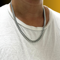 Load image into Gallery viewer, Miami Cuban Link Chain 14K White Gold Filled – 7mm, 22", Box Lock with Safety Latches

