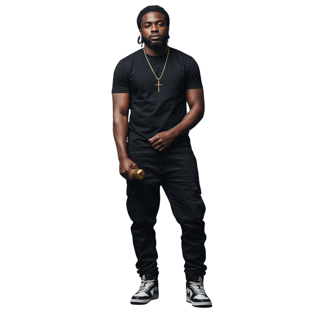 14K Solid Gold Rope Cross Necklace with 1.3mm Rope Chain - 20"