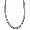 Load image into Gallery viewer, Miami Cuban Link Chain 14K White Gold Filled – 7mm, 22", Box Lock with Safety Latches

