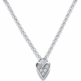Load image into Gallery viewer, Heart Necklace in 14k Gold – 18" Chain, Classic Elegance - Valentines Gift
