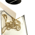 Load image into Gallery viewer, 24K gold filled rope chain necklace displayed in a gift box with a soft interior and solid clasp.
