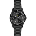 Load image into Gallery viewer, ICC Dive Watch in black carbon with a matte finish, featuring a durable design and iconic Michael Sword symbol.
