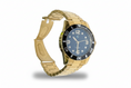 Load image into Gallery viewer, 40mm Sword Dive-Inspired Watch Sapphire Glass  – Yellow Gold or Black Carbon Finish
