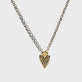 Load and play video in Gallery viewer, Heart Necklace in 14k Gold – 18" Chain, Classic Elegance - Valentines Gift

