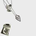 Load and play video in Gallery viewer, Elegant 14K gold over silver heart pendant, 18" chain, timeless & stylish.
